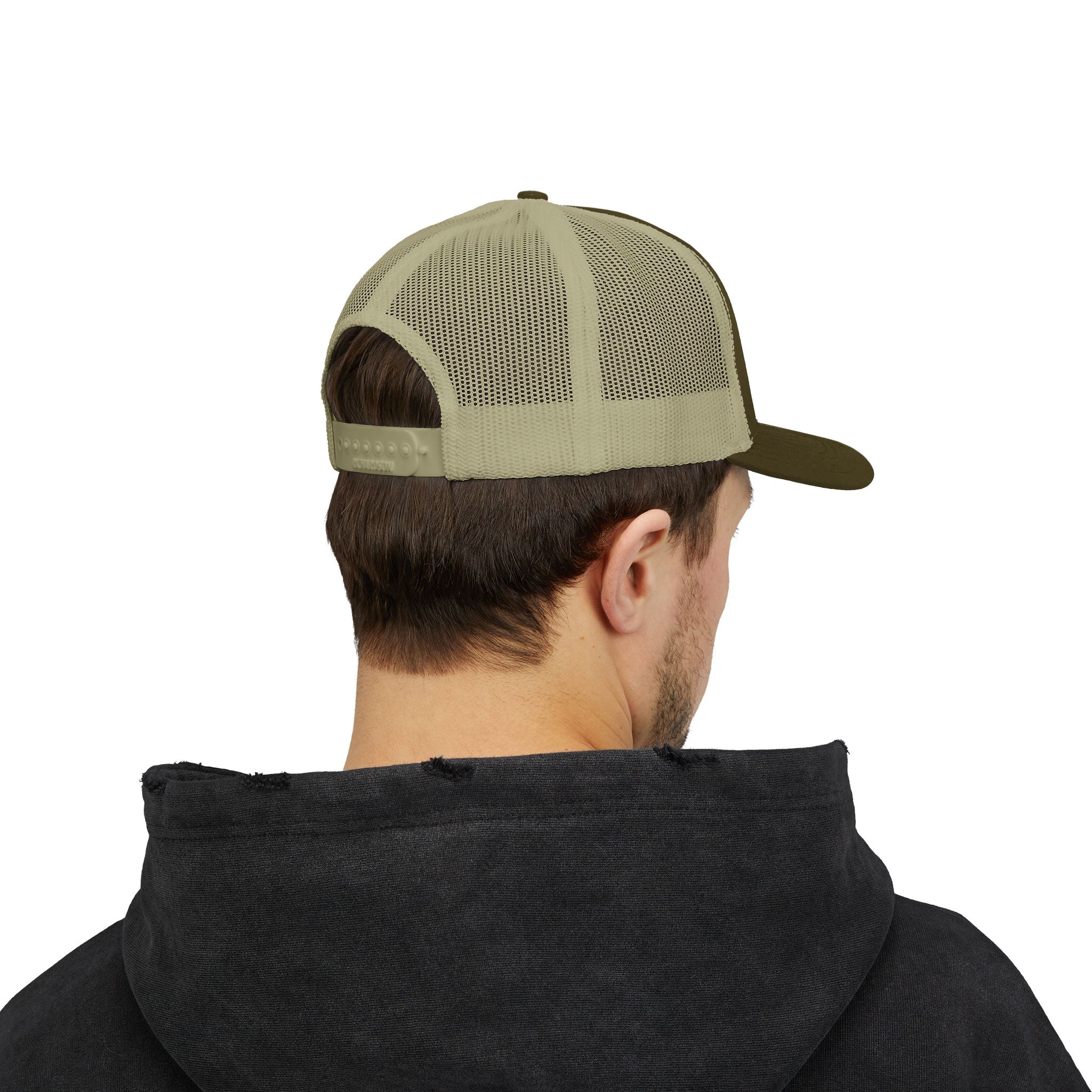Trucker Cap — Small Red Spade Embroidery Snapback