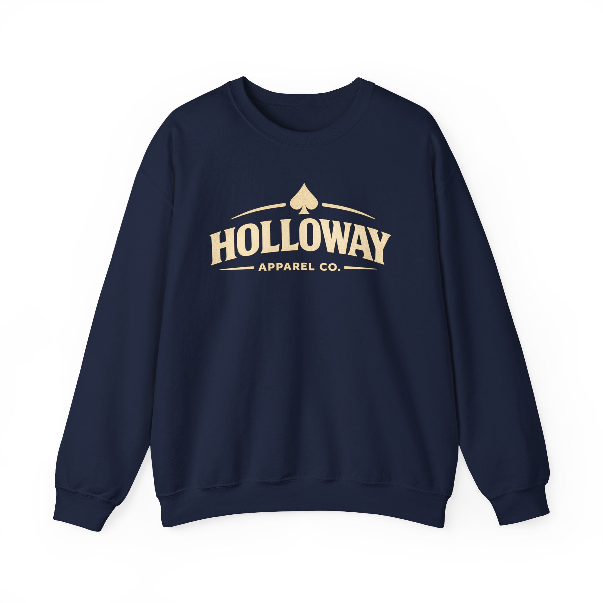 Holloway Apparel Co. Crewneck Sweatshirt — Vintage Spade Logo Pullover