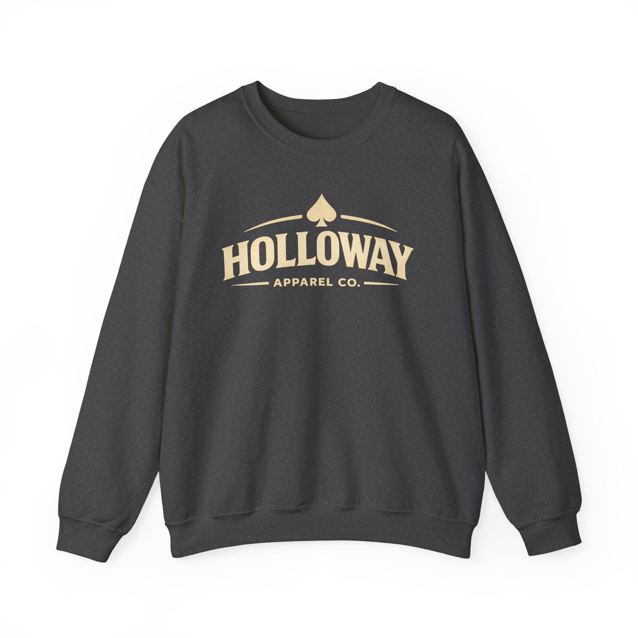 Holloway Apparel Co. Crewneck Sweatshirt — Vintage Spade Logo Pullover