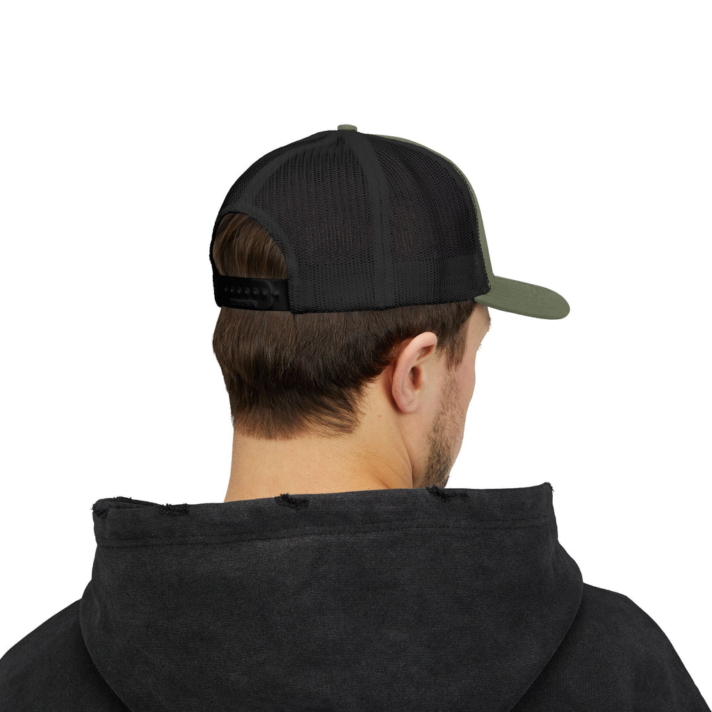 Trucker Cap — Small Red Spade Embroidery Snapback
