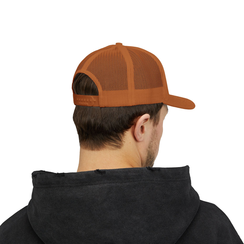 Trucker Cap — Small Red Spade Embroidery Snapback