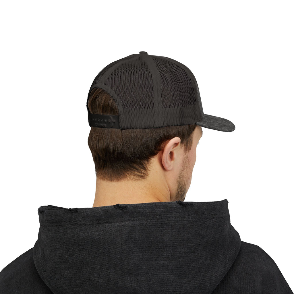 Trucker Cap — Small Red Spade Embroidery Snapback