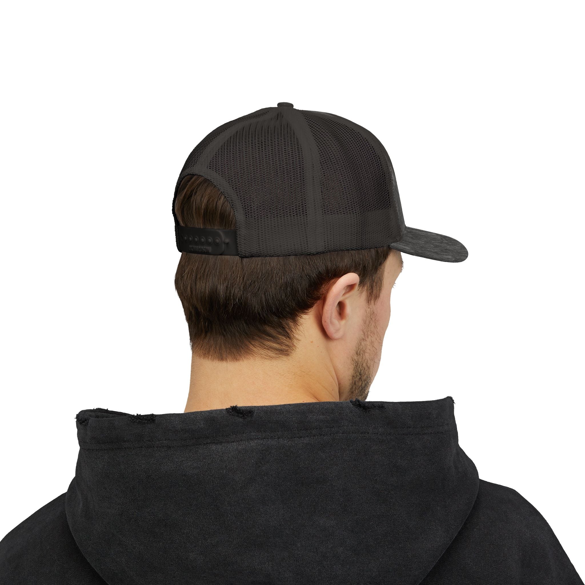 Trucker Cap — Small Red Spade Embroidery Snapback