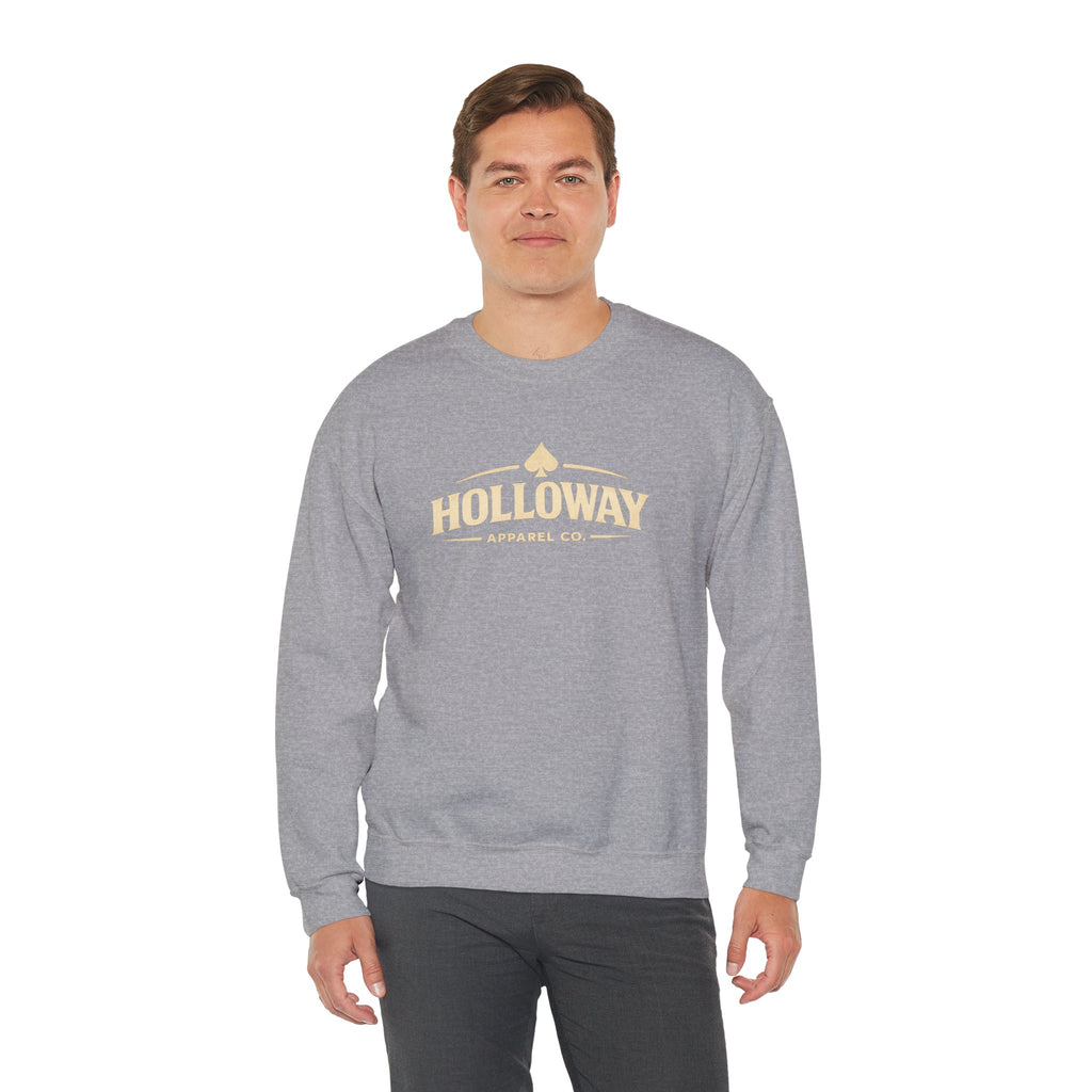 Holloway Apparel Co. Crewneck Sweatshirt — Vintage Spade Logo Pullover