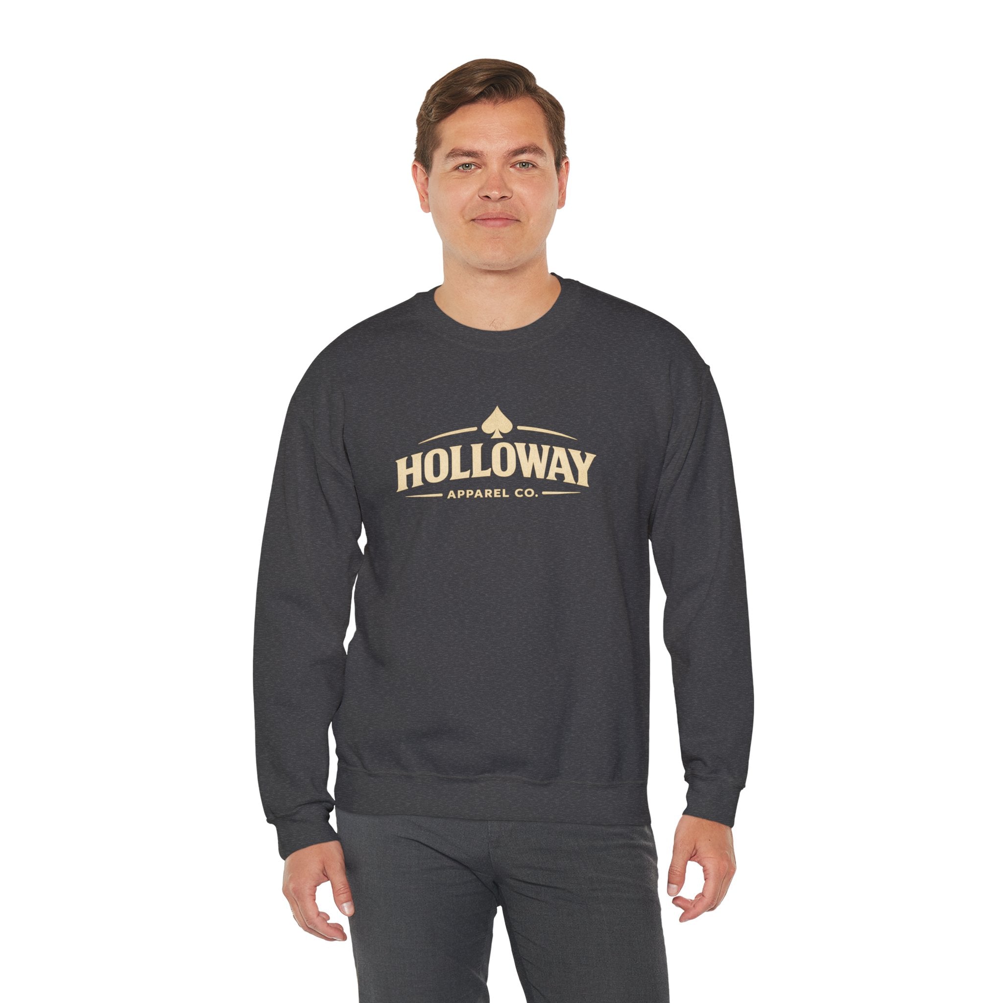 Holloway Apparel Co. Crewneck Sweatshirt — Vintage Spade Logo Pullover