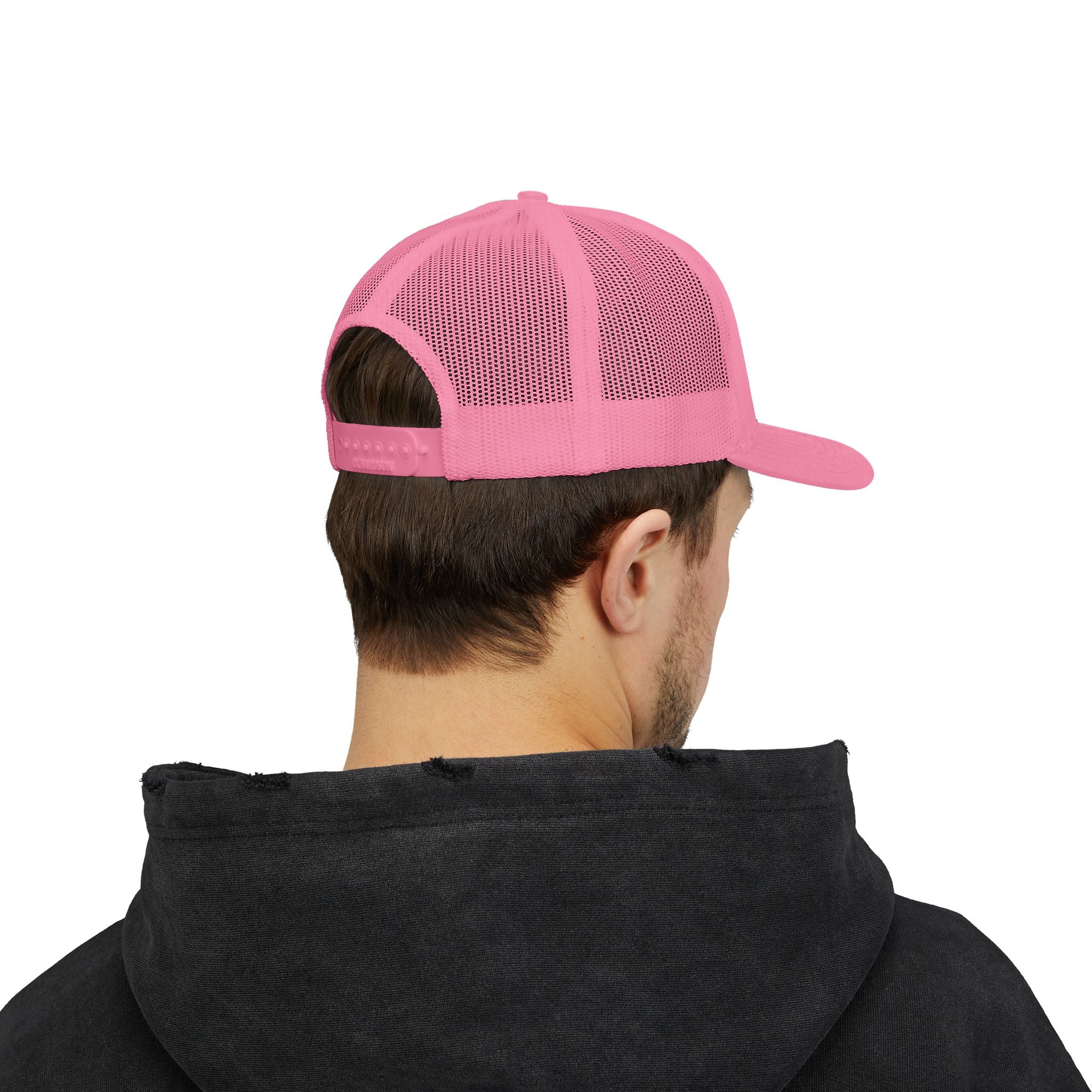Trucker Cap — Small Red Spade Embroidery Snapback