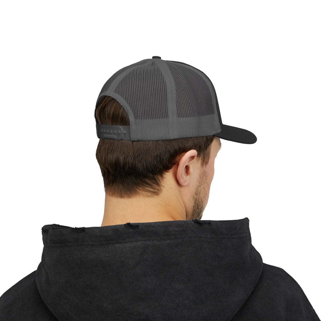 Trucker Cap — Small Red Spade Embroidery Snapback