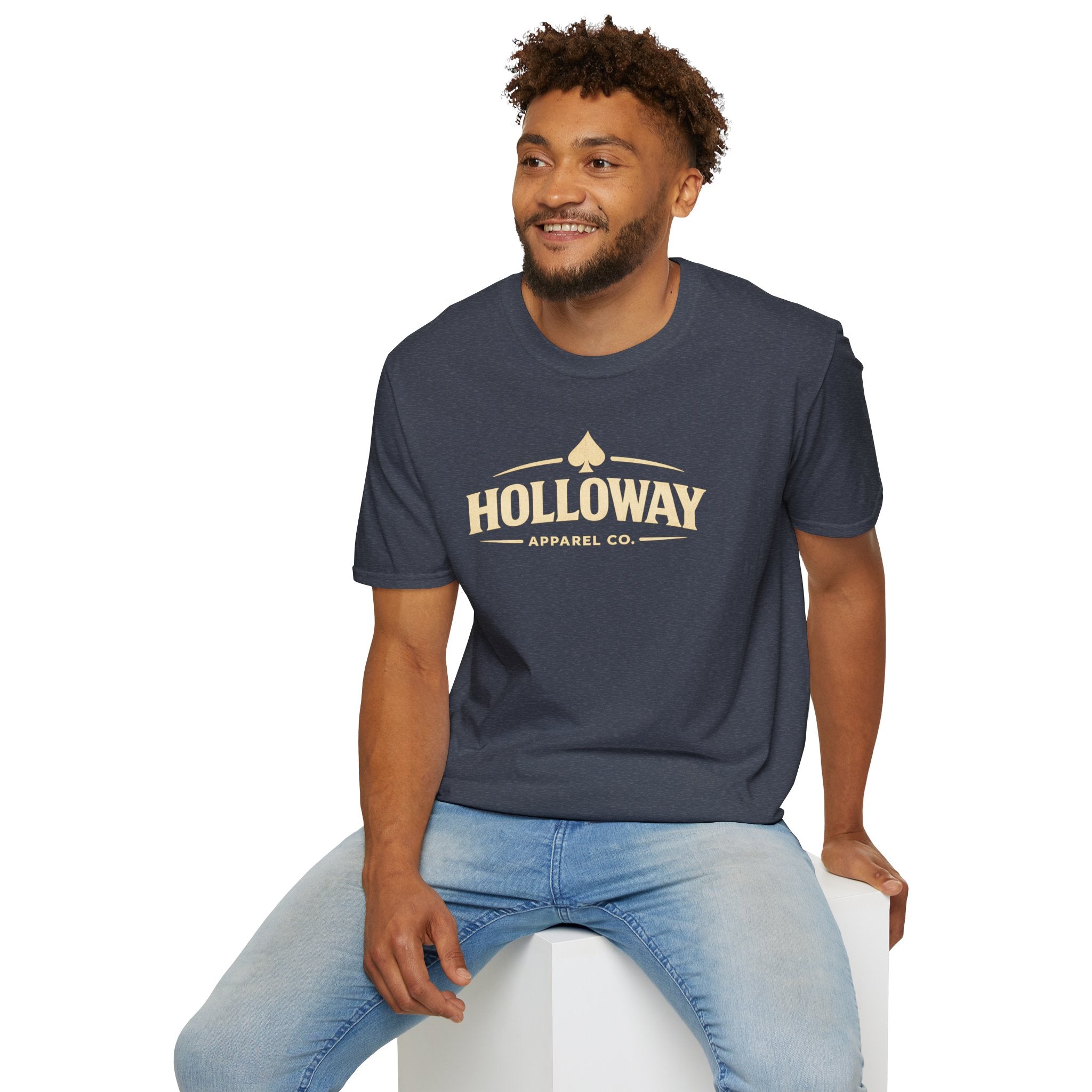 Holloway Apparel Co. Logo T-Shirt — Classic Vintage Logo Tee