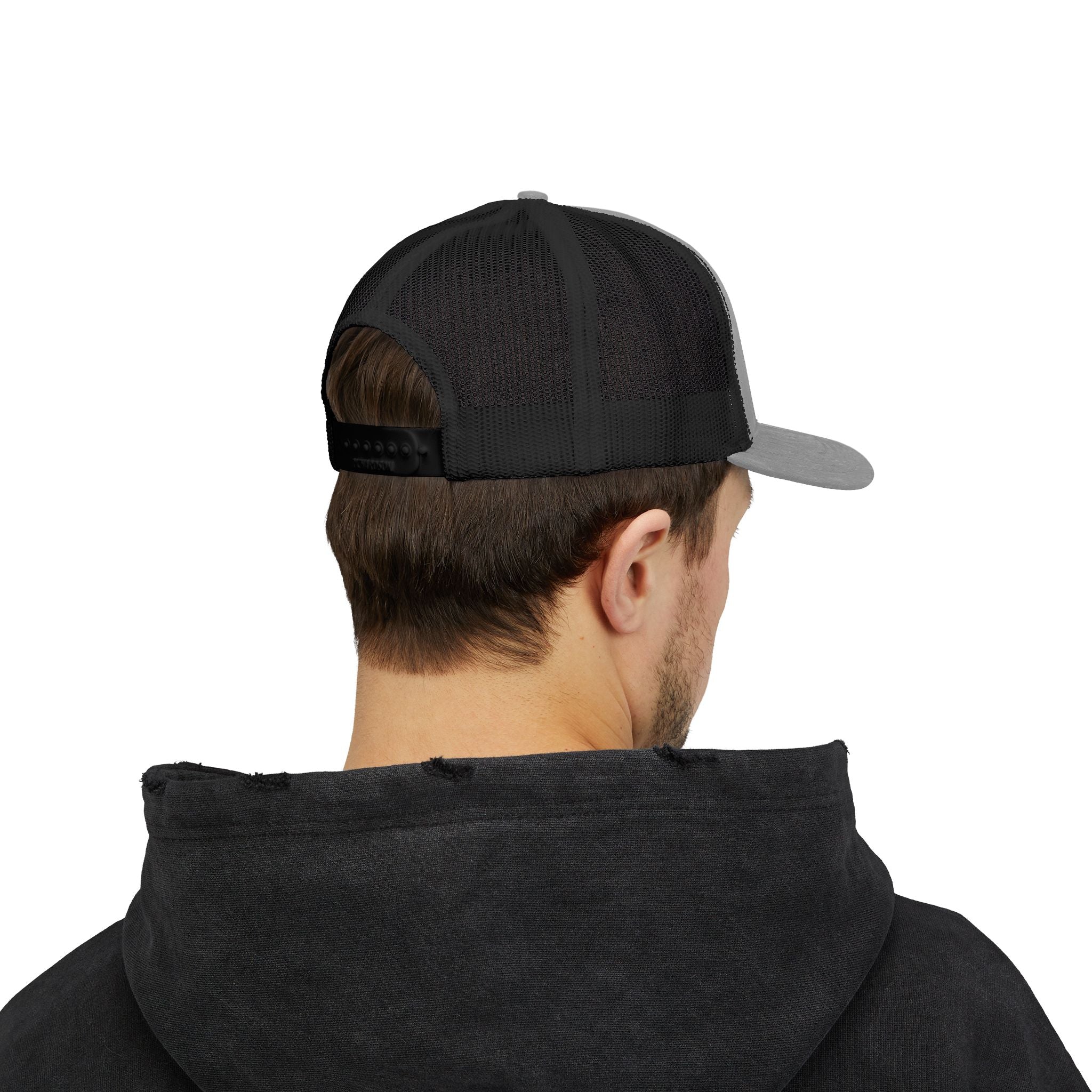 Trucker Cap — Small Red Spade Embroidery Snapback