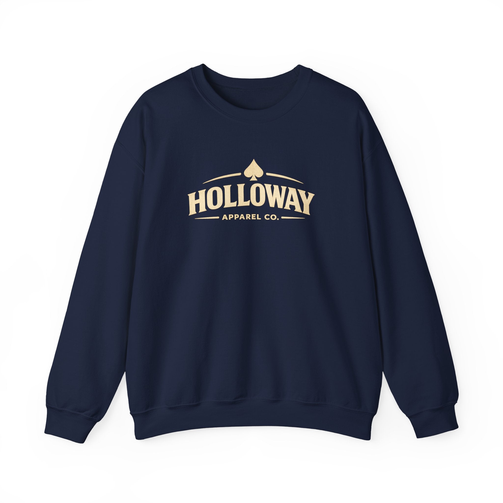 Holloway Apparel Co. Crewneck Sweatshirt — Vintage Spade Logo Pullover