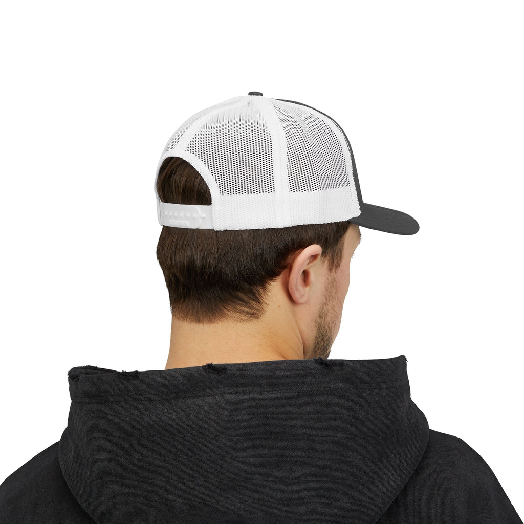 Trucker Cap — Small Red Spade Embroidery Snapback