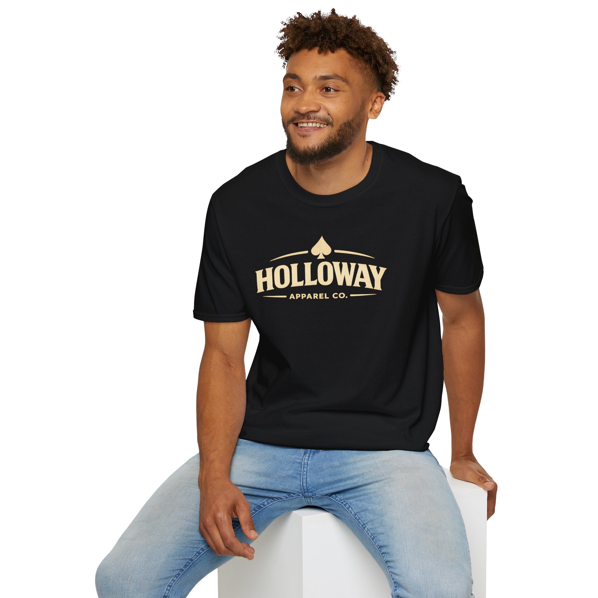 Holloway Apparel Co. Logo T-Shirt — Classic Vintage Logo Tee
