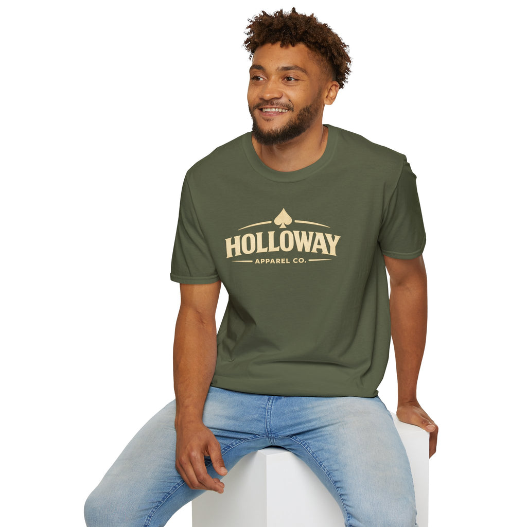 Holloway Apparel Co. Logo T-Shirt — Classic Vintage Logo Tee