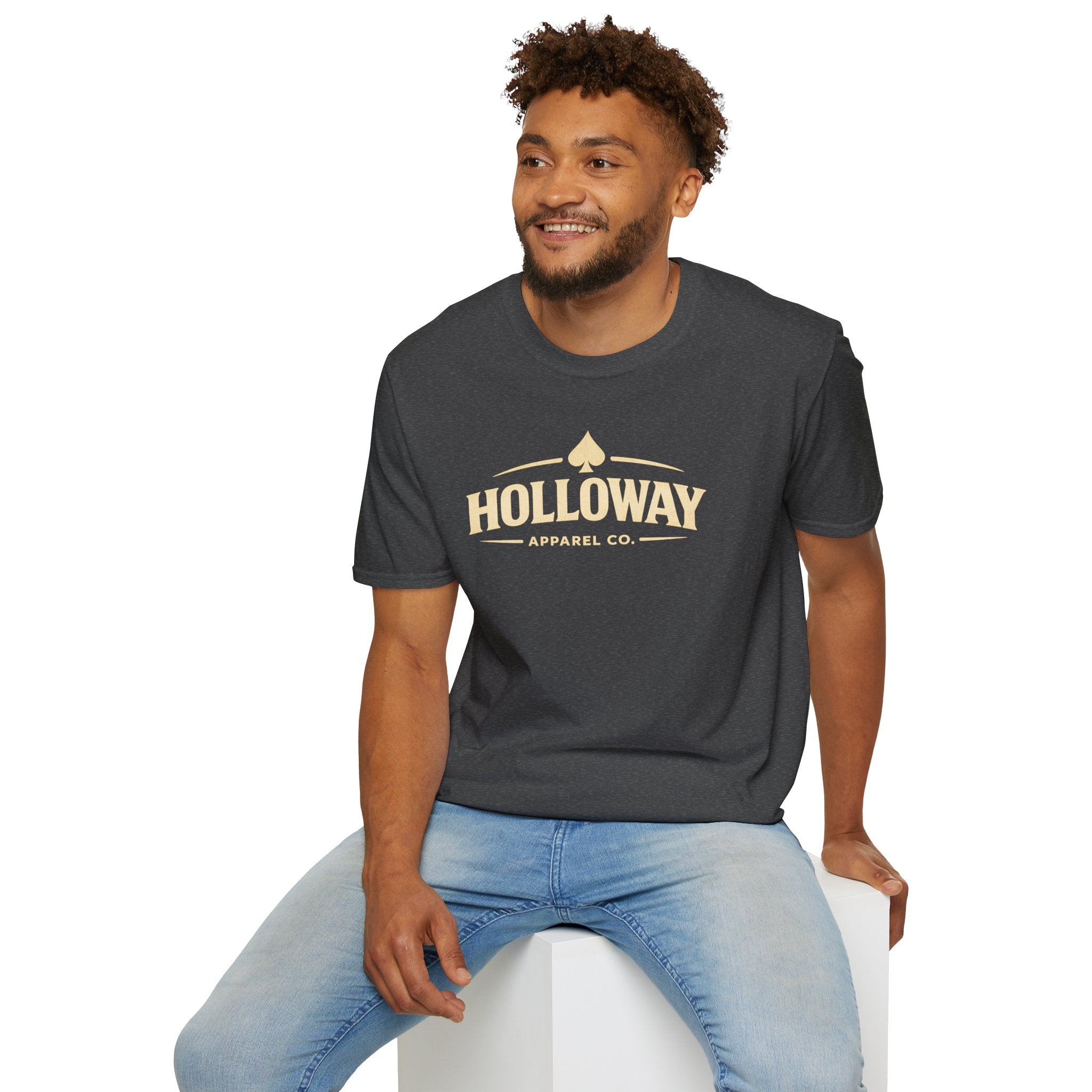 Holloway Apparel Co. Logo T-Shirt — Classic Vintage Logo Tee