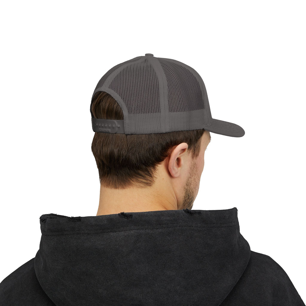 Trucker Cap — Small Red Spade Embroidery Snapback