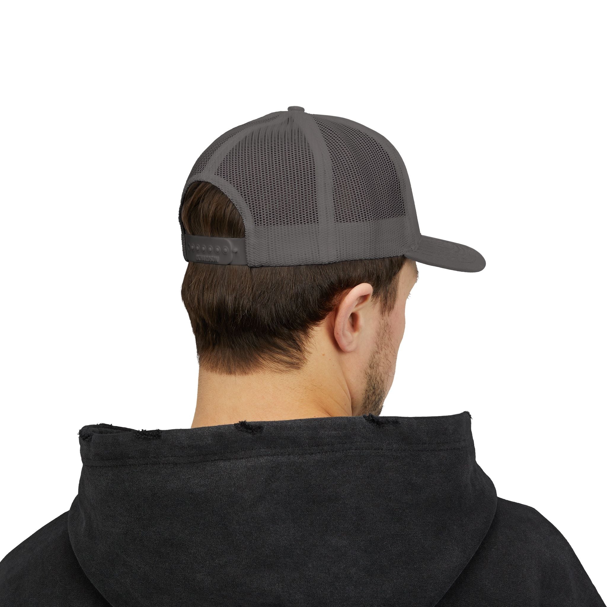 Trucker Cap — Small Red Spade Embroidery Snapback