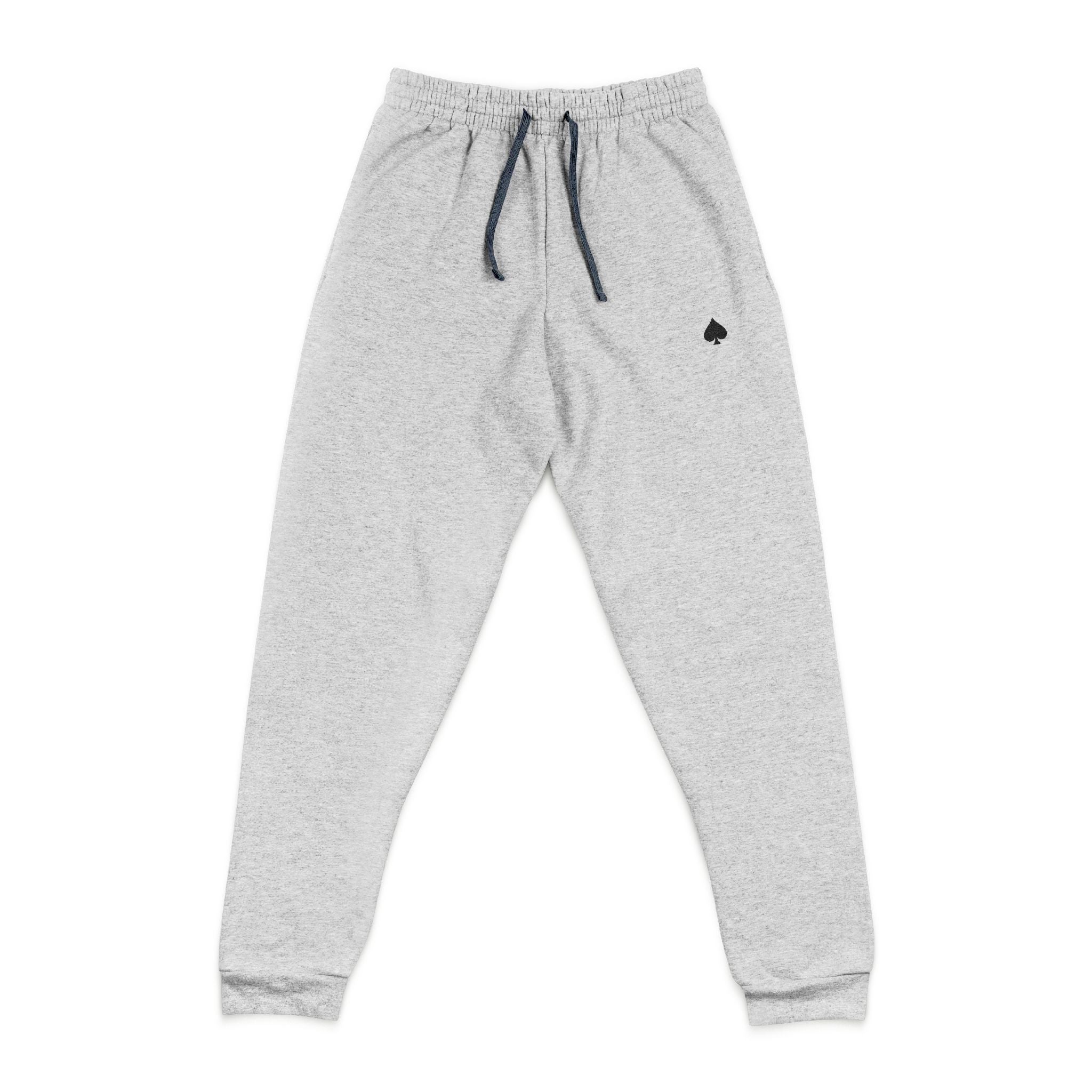 Embroidered Joggers – Minimal Spade Logo Comfort Sweatpants